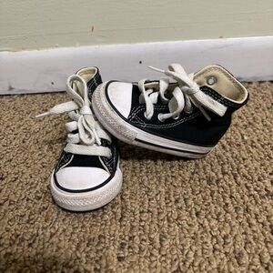 Converse Kids Black High-Top Sneakers